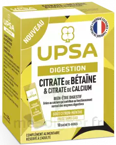 Upsa Citrate De Bétaïne & Citrate De Calcium Poudre 10 Sachets à MONTPELLIER