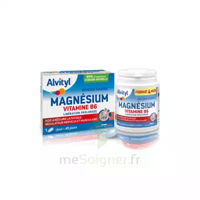 Alvityl Magnésium Vitamine B6 Libération Prolongée Comprimés Lp B/45 à MONTPELLIER