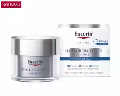 Acheter Eucerin Hyaluron-filler + 3x Effect Crème Soin de Nuit Pot/50ml à MONTPELLIER